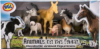 Игровой набор10530 фермерских животных 5-15 см в ассортименте