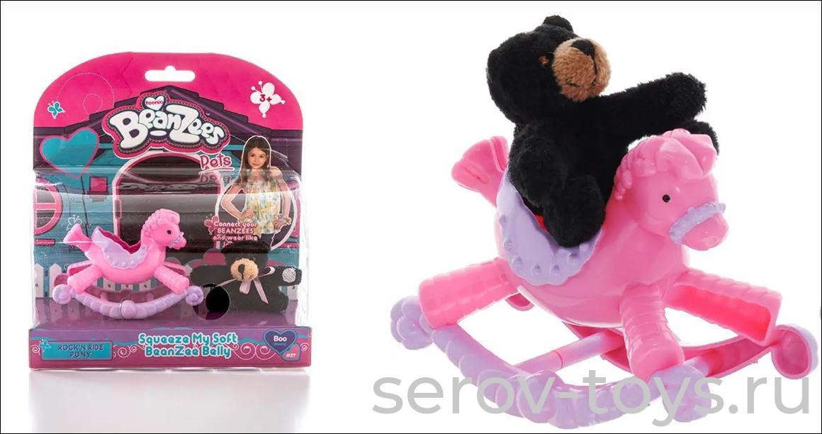 Beanzeez 320 Игровой набор плюшевый в ассорт (32011 Котенок с велосипедом)