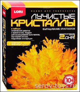 Набор Химические опыты Лк-004 Лучистые кристаллы Желтый Lori