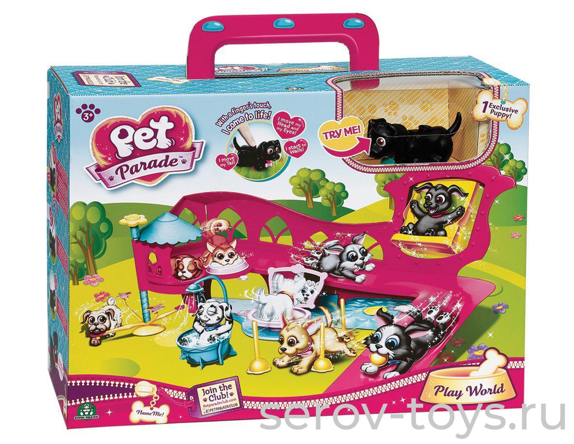 Pet Parade Набор 18546  Выставка животных + 1 фигурка собаки