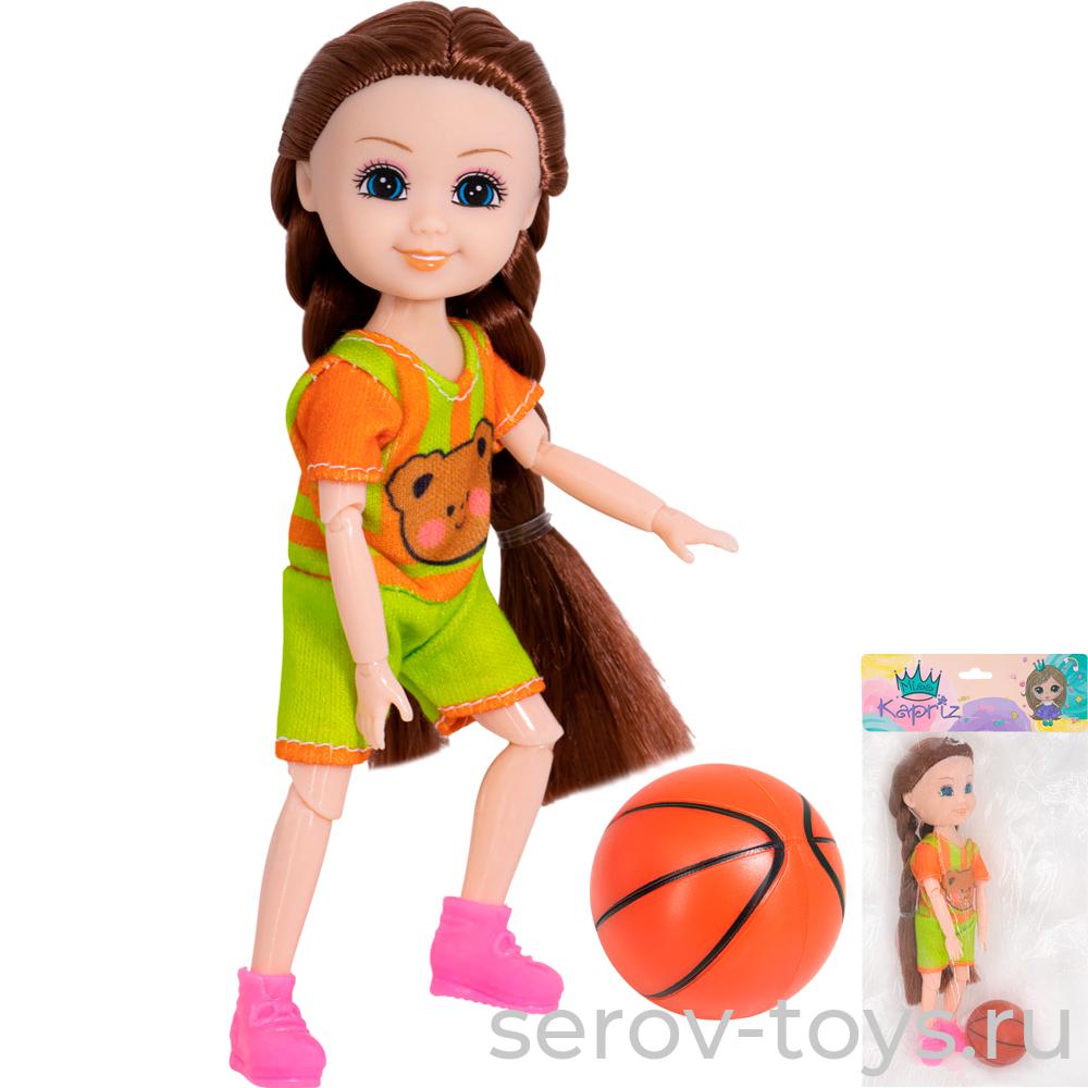 Кукла Малышка MK55859D Баскетболистка FCJ1434515 в пак Miss Kapriz