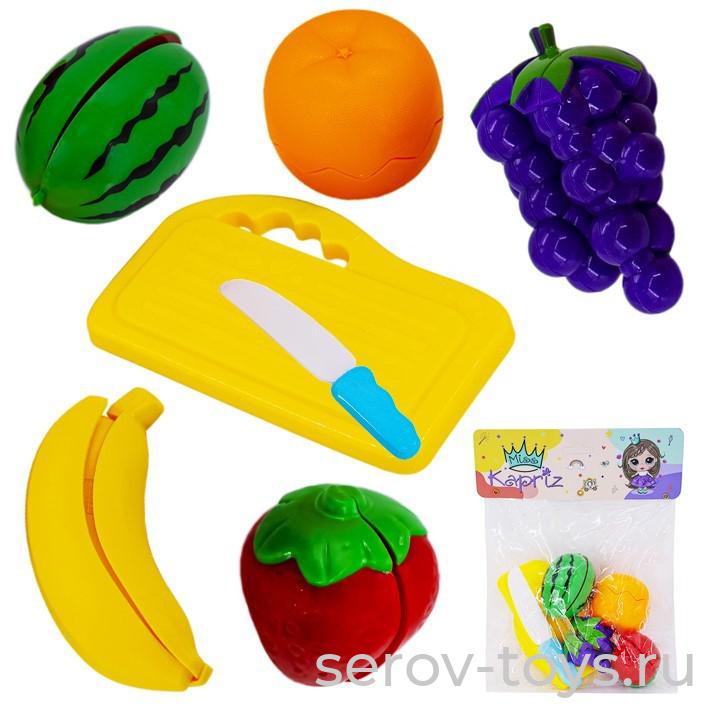 Набор фруктов для резки MK11-2 с подносом YS0482603 в пак Miss Kapriz