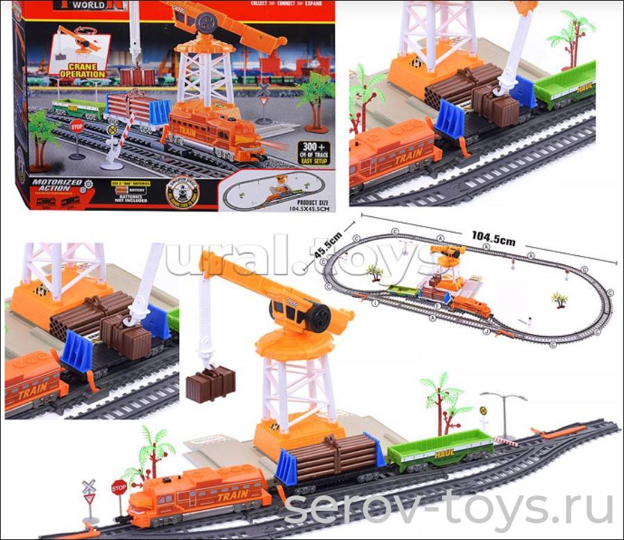 Железная дорога 20819 Кран на бат в кор