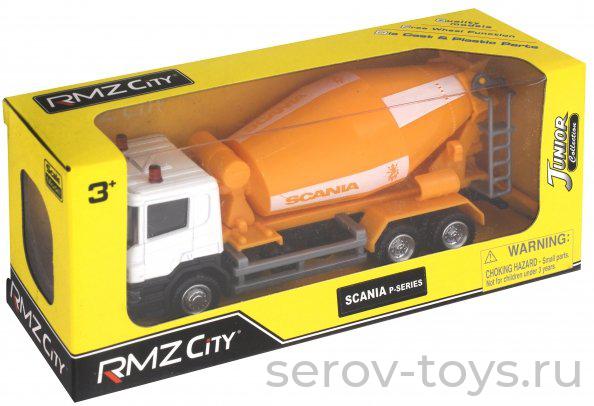 Модель 1:64 RMZ City 144005 Бетономешалка Scania метал. 18.8 x 5.17 x 9 см