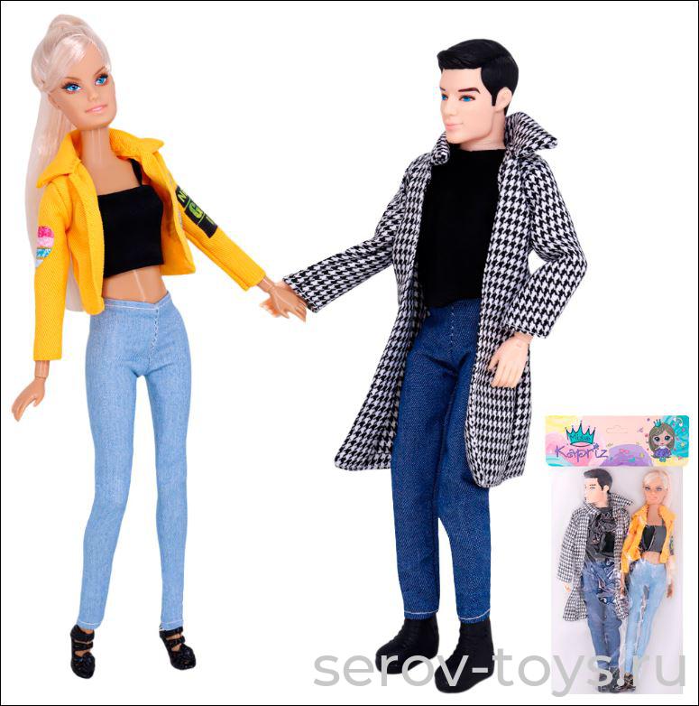 Набор кукол MK625 Молодая пара FCJ1226581 в пак Miss Kapriz