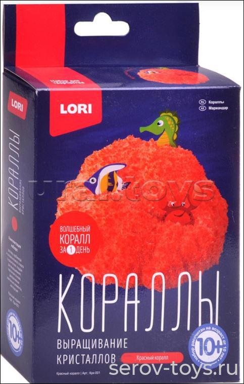 Набор ДТ Выращивание кристаллов Кораллы Крк-001 Красный в кор Lori