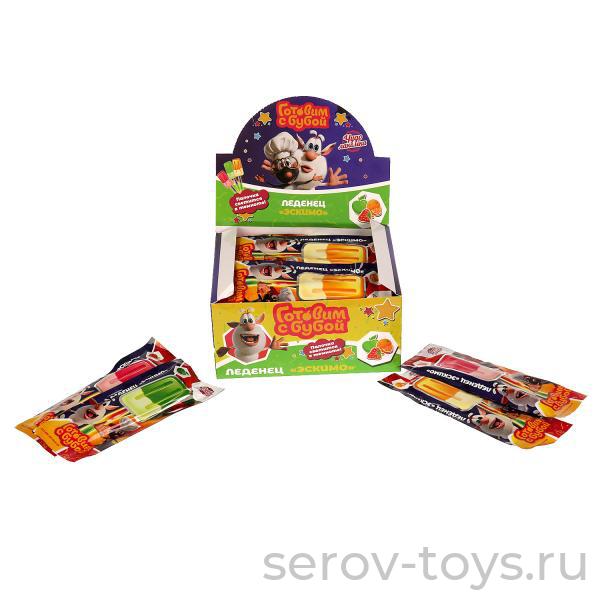 Леденец-эскимо Буба LICE-60922-BU Готовим с Бубой 10гр Палочка светится