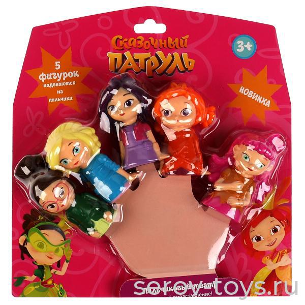Пальчиковый театр SP-06AH Сказочный патруль Пластизоль на листе Играем вместе