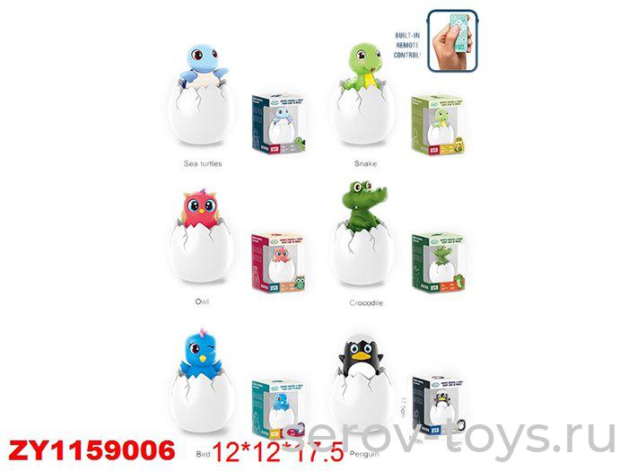 Ночник-зверята AK69100 на пульте управления на бат в кор