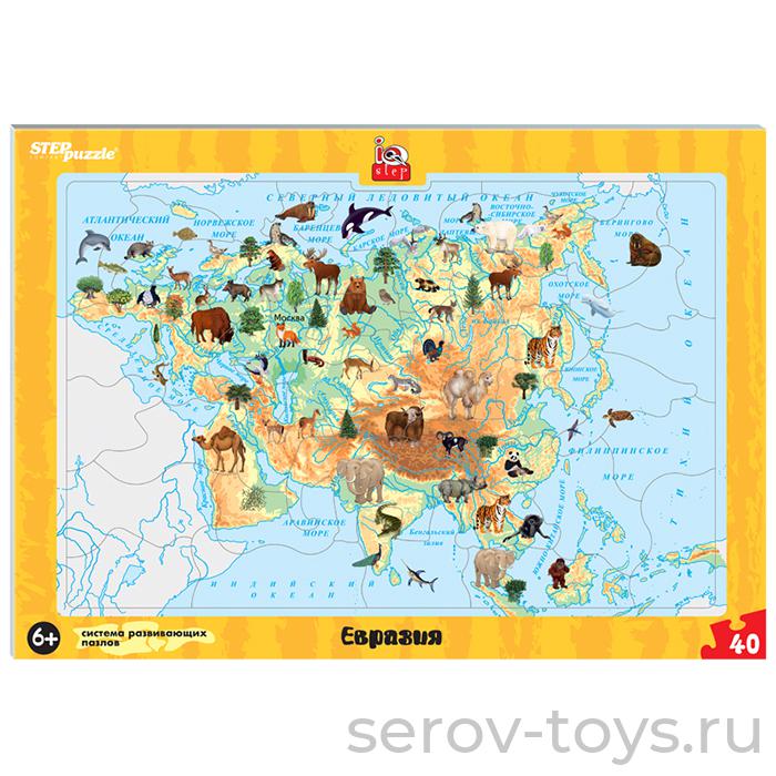 Пазл Развивающий Евразия IQ step 80456 Степ