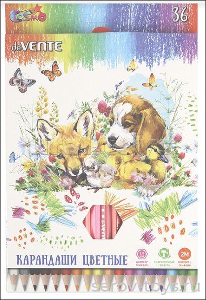 Набор гелевых ручек 5051037 Cosmo Fluo 12цв в кор deVENTE