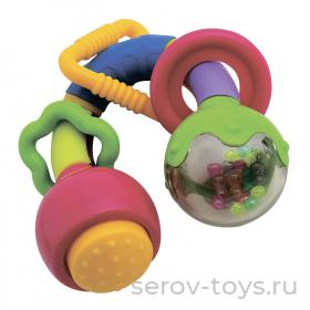 Погремушка TY9060 Веселая радуга прорезыватель Крути-верти Mioshi