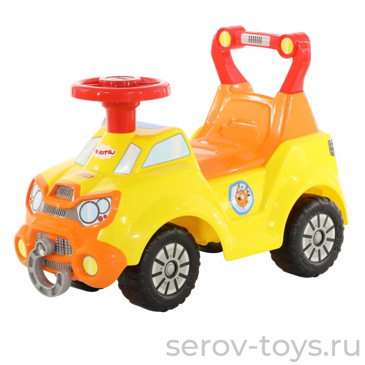 Каталка-автомобиль 72955 Три кота ПОЛЕСЬЕ