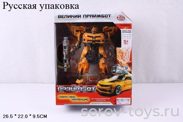 Трансформер 8108 Великий Праймбот желтый в кор