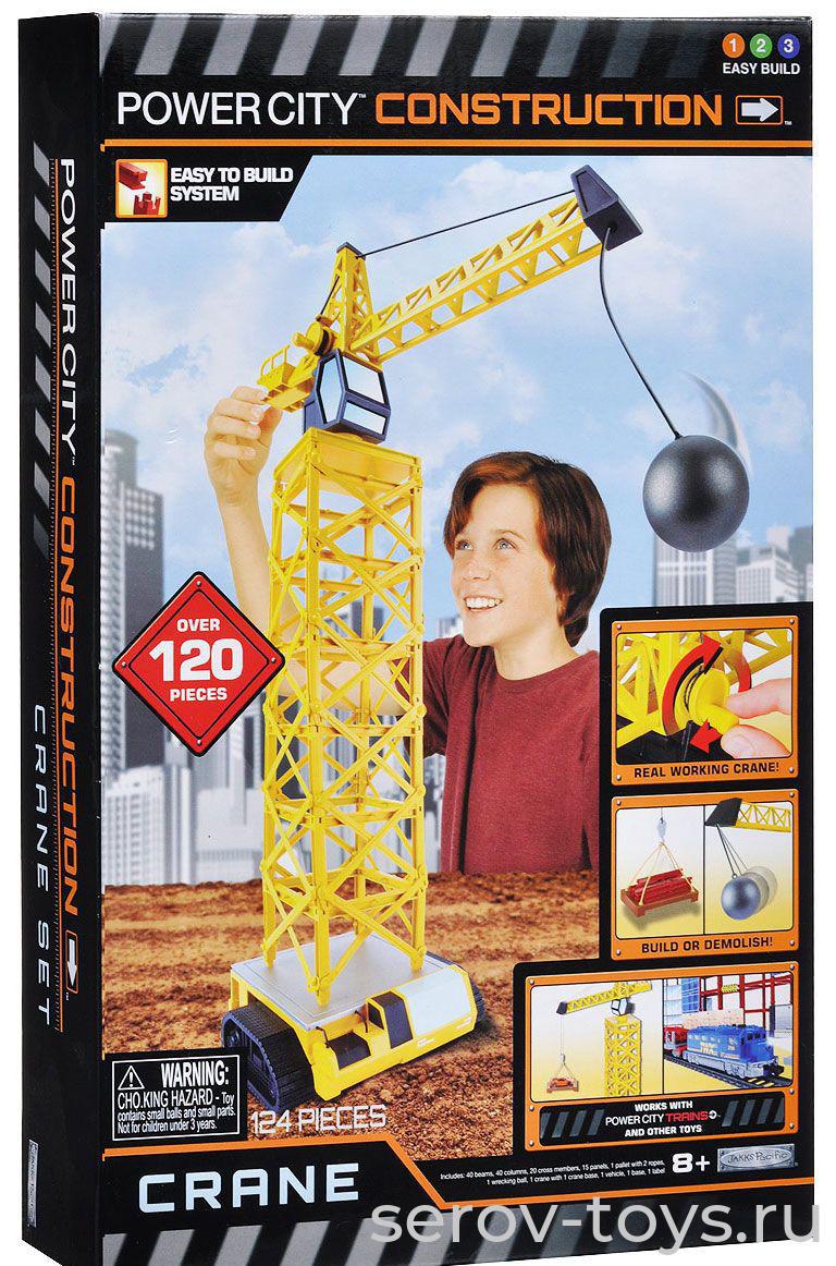 Powertrains 72172 Подъемный кран Конструктор Железная дорога