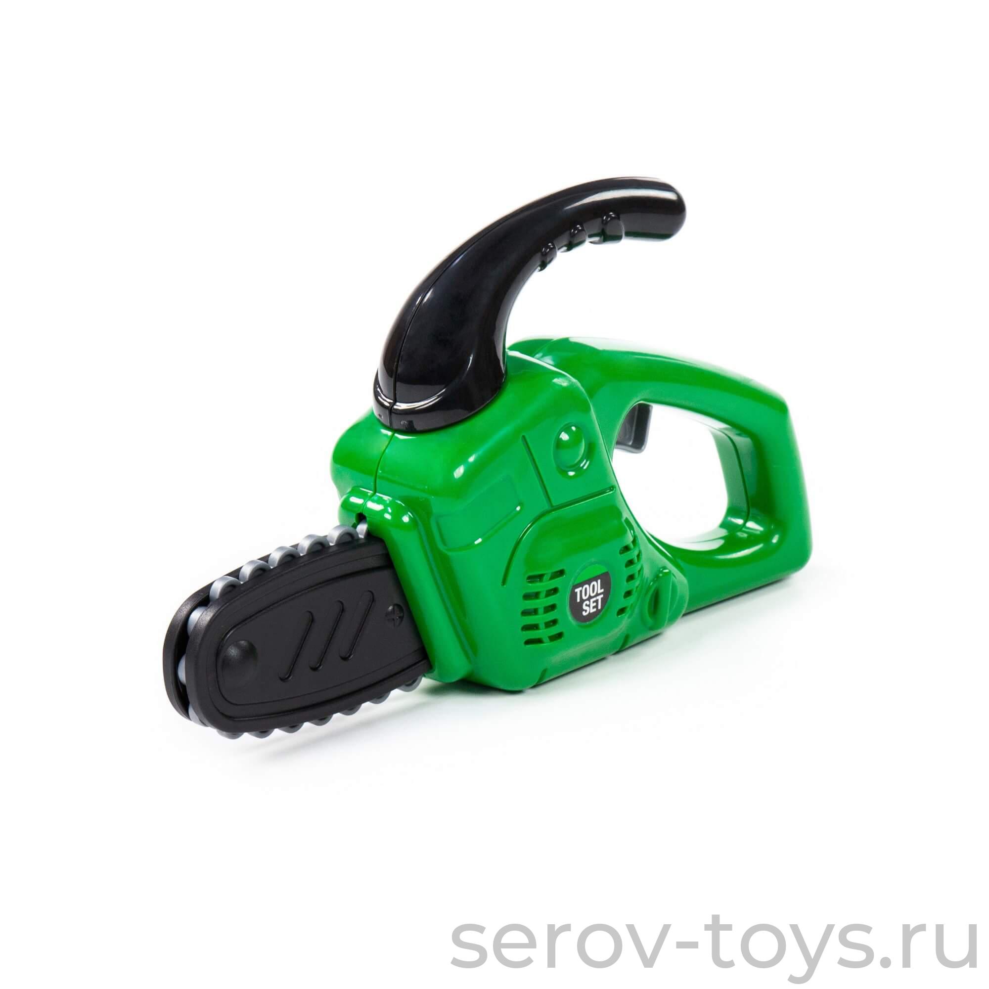 Бензопила 90447 Зеленая инерц в пак ПОЛЕСЬЕ