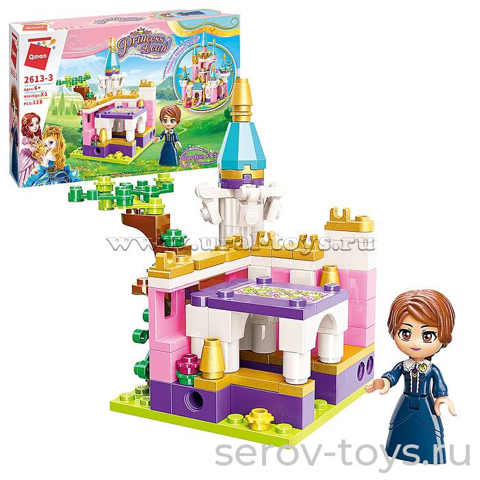 Конструктор Qman 2613-3 Принцесса Лея 118 дет Весенний сад