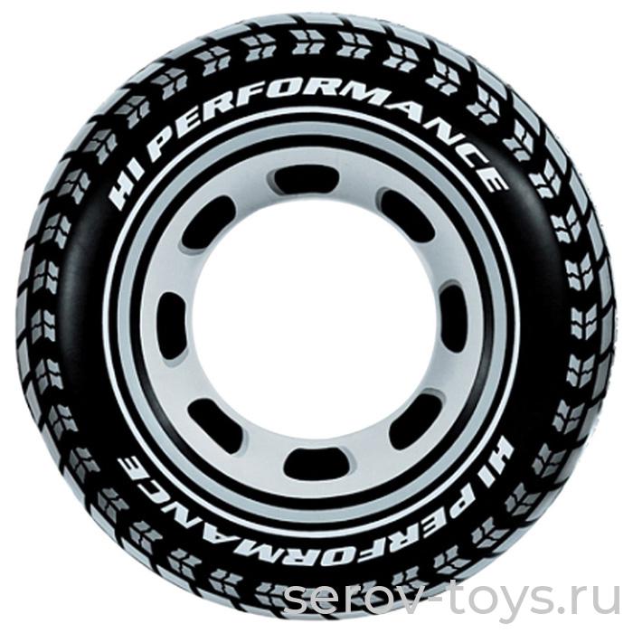 Круг  надувной 59252 Шина 91см от 9 лет в пак