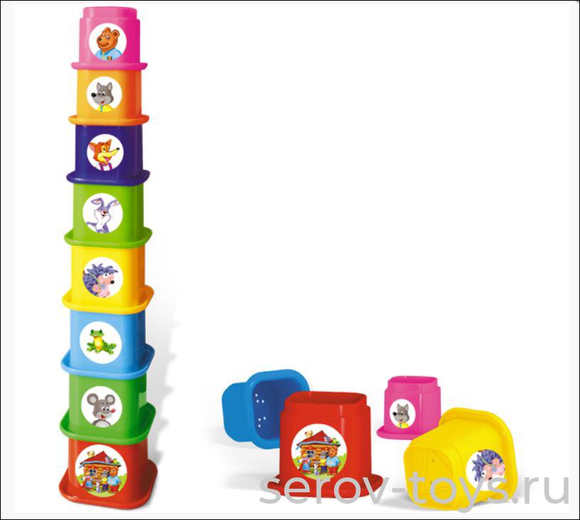 Занимательная пирамидка 01547 Теремок Стеллар