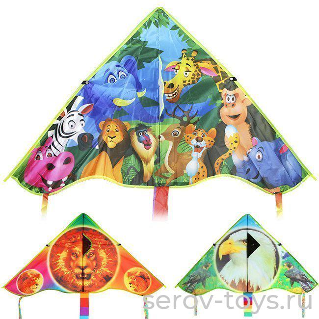 Воздушный змей 100х50см Микс 141-675 в пак