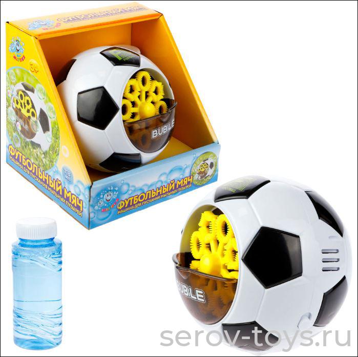 Мыльные пузыри Т23124 Футбольный мяч Мы-шарики! 118мл на бат 1toy