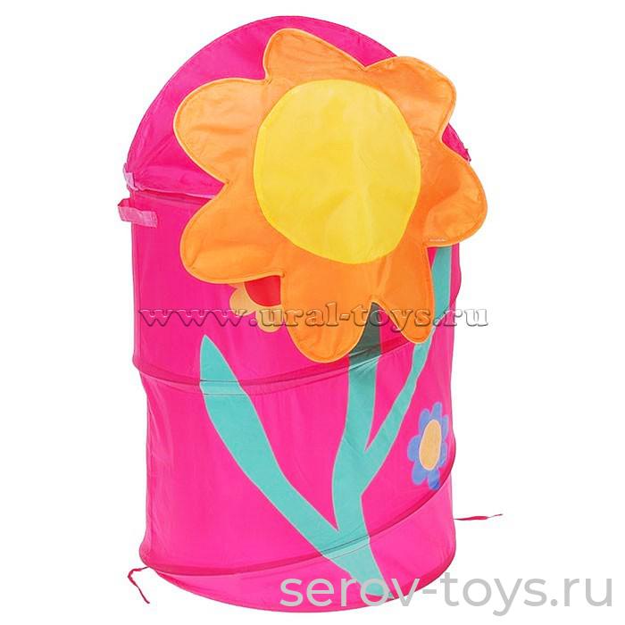 Корзина для игрушек U037482Y, 1030 Цветок в пак 44*44*65