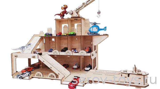 Конструктор дерев ТР-36 Парковка СтартПарк 171 дет Для мал машин Pollika