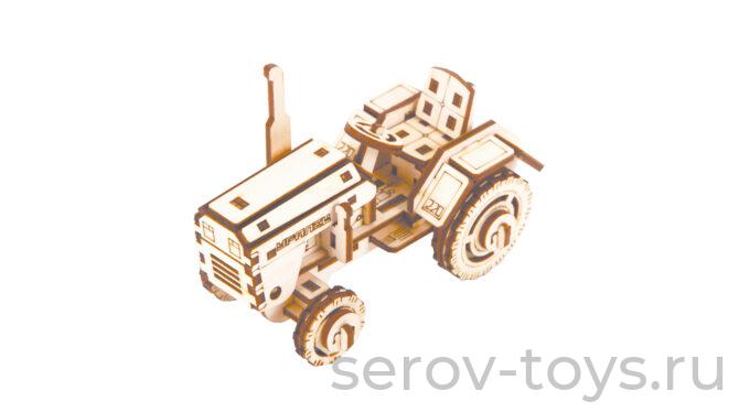 Конструктор дерев ТР-34 Минитрактор в пак Pollika