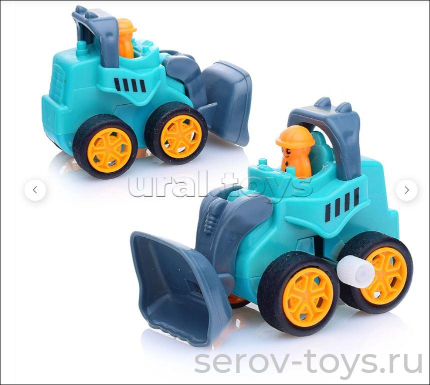 Заводная игрушка 223-1 Строительная техника в пак