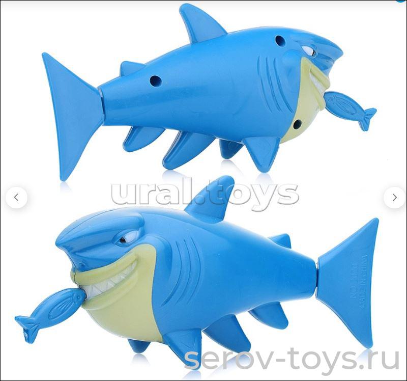 Заводная игрушка 2020-3 Акула в пак