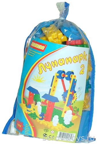 Конструктор Лунапарк 2 ,107дет 5397 ПОЛЕСЬЕ (для детей от 3-х лет)