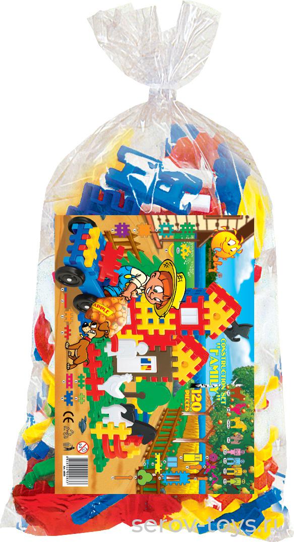 Конструктор Семья ,120дет 4826, 4833 ПОЛЕСЬЕ