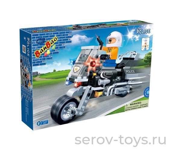 Конструктор БанБао 8351 Полицейский 140дет