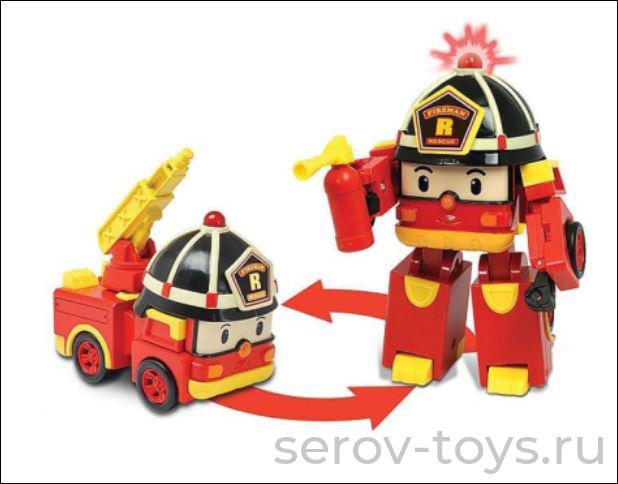 POLI 83093 Рой трансформер12,5см свет+инструменты