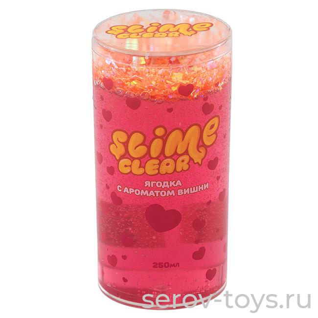 ПРОСРОЧЕНО БЕСПЛАТНО от 3000р/390 Лизун Slime-Clear S130 в ассорт 250гр в тубе (35 - Изумрудный город ( черника))