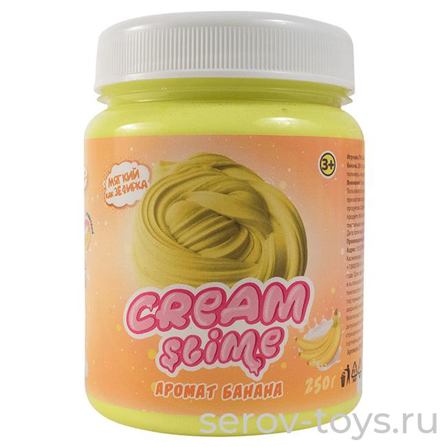 ПРОСРОЧЕНО БЕСПЛАТНО от 2000р/340 Лизун Slime-Cream SF02 в ассорт 250гр в банке (I - с ароматом мороженого)