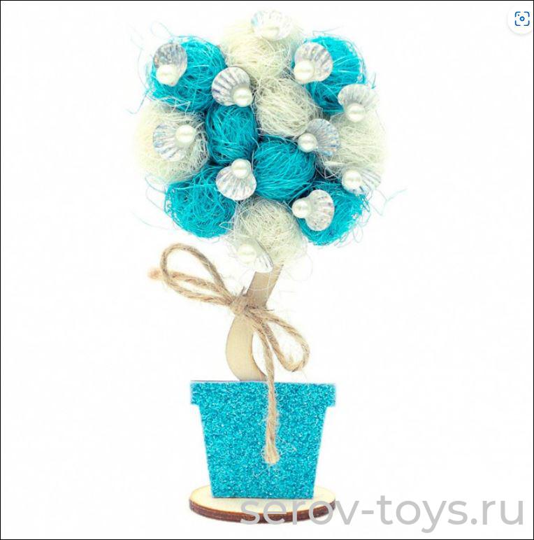Набор ДТ Топиарий мини МТ-02 Жемчужный в пак Волшебная мастерская