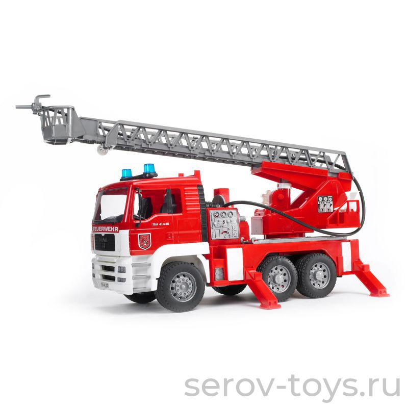 Пожарная машина 02-771 Man с лестницей(звук,свет)