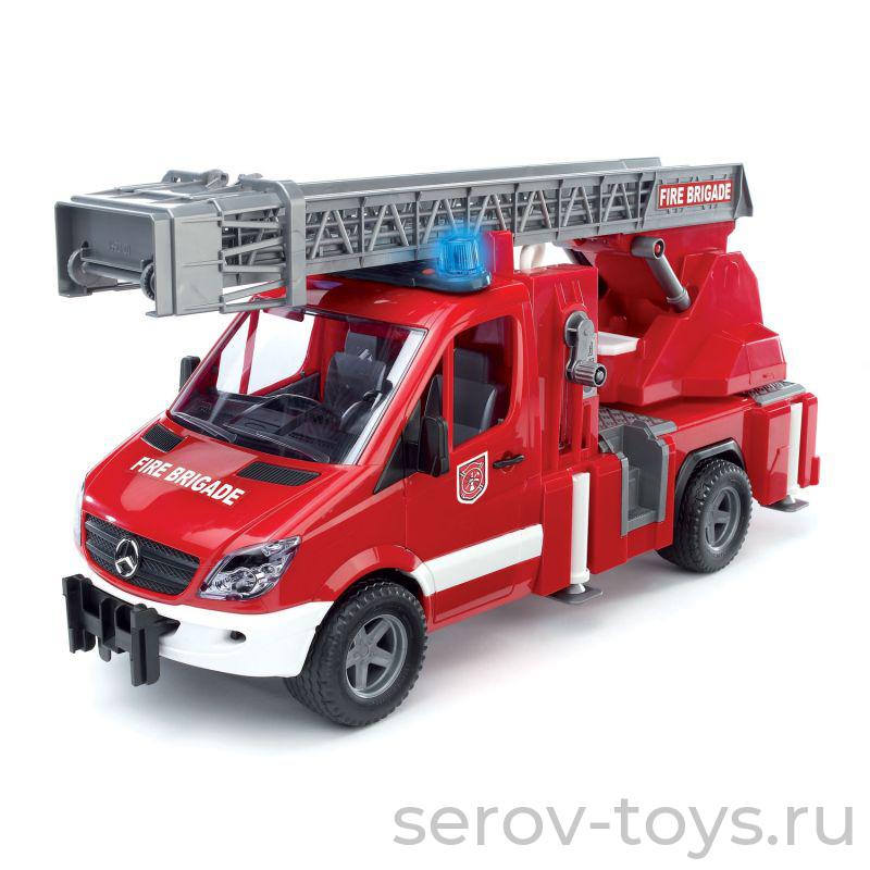 Пожарная машина 02-532 MB Sprinter с лестницей(звук,свет) НЦ