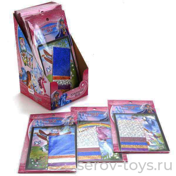 Набор ДТ Аппликация из фольги FOC-FC-FU01 Феи и единороги в ассорт Multiart