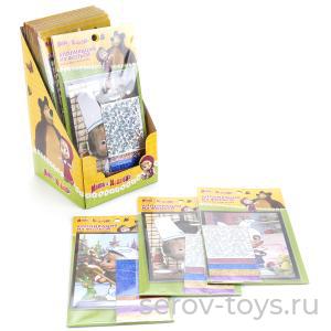 Набор ДТ Аппликация из фольги FOC-FC-MM01 Маша и медведь в ассорт Multiart