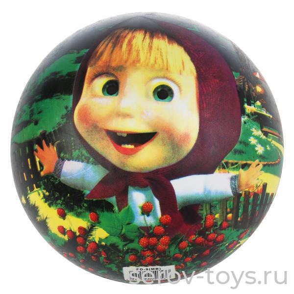 Мяч ПВХ 23см FD-9(MB) Маша и медведь в сетке Играем вместе