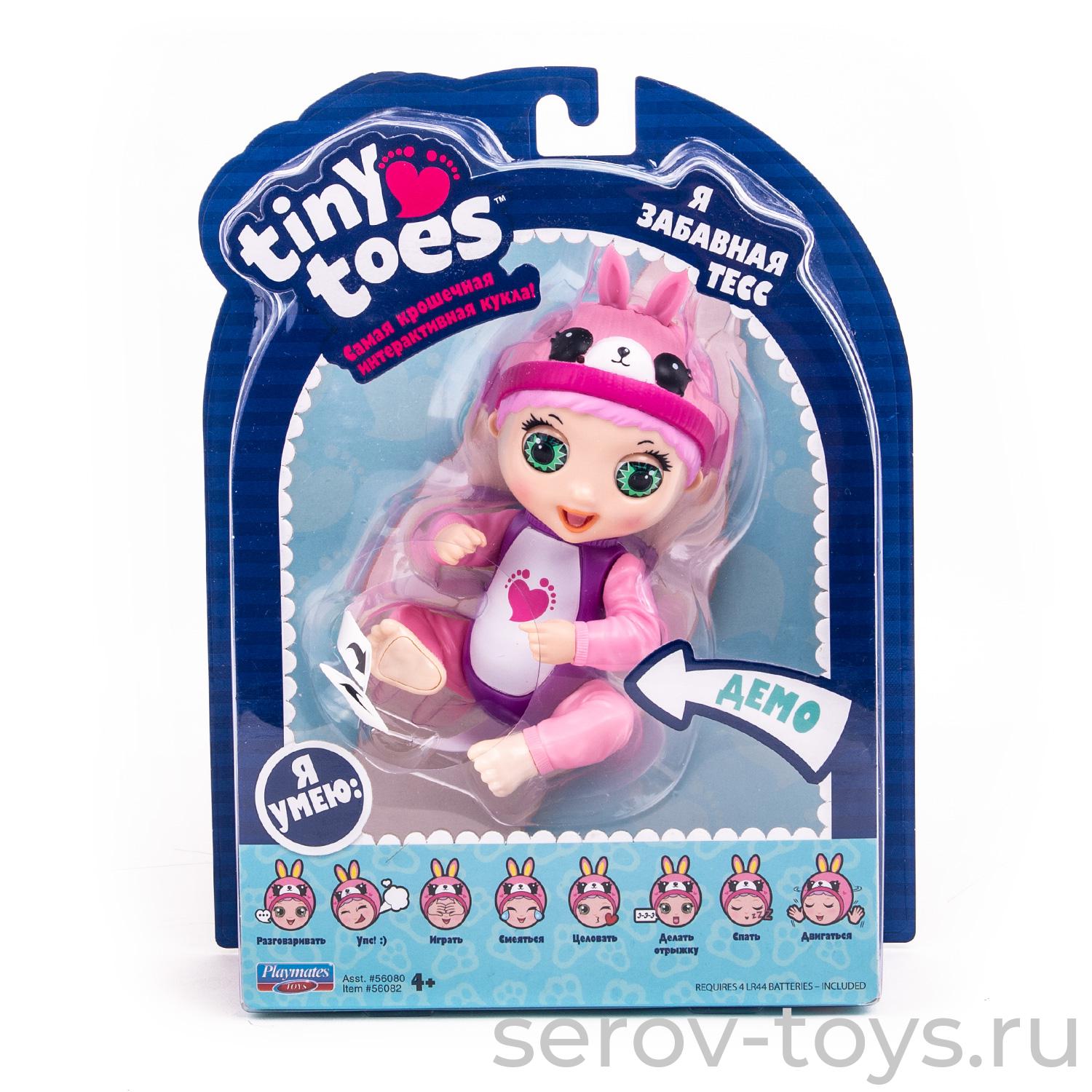 Интерактивная кукла 56082 Зайка Тесс Tiny Toes
