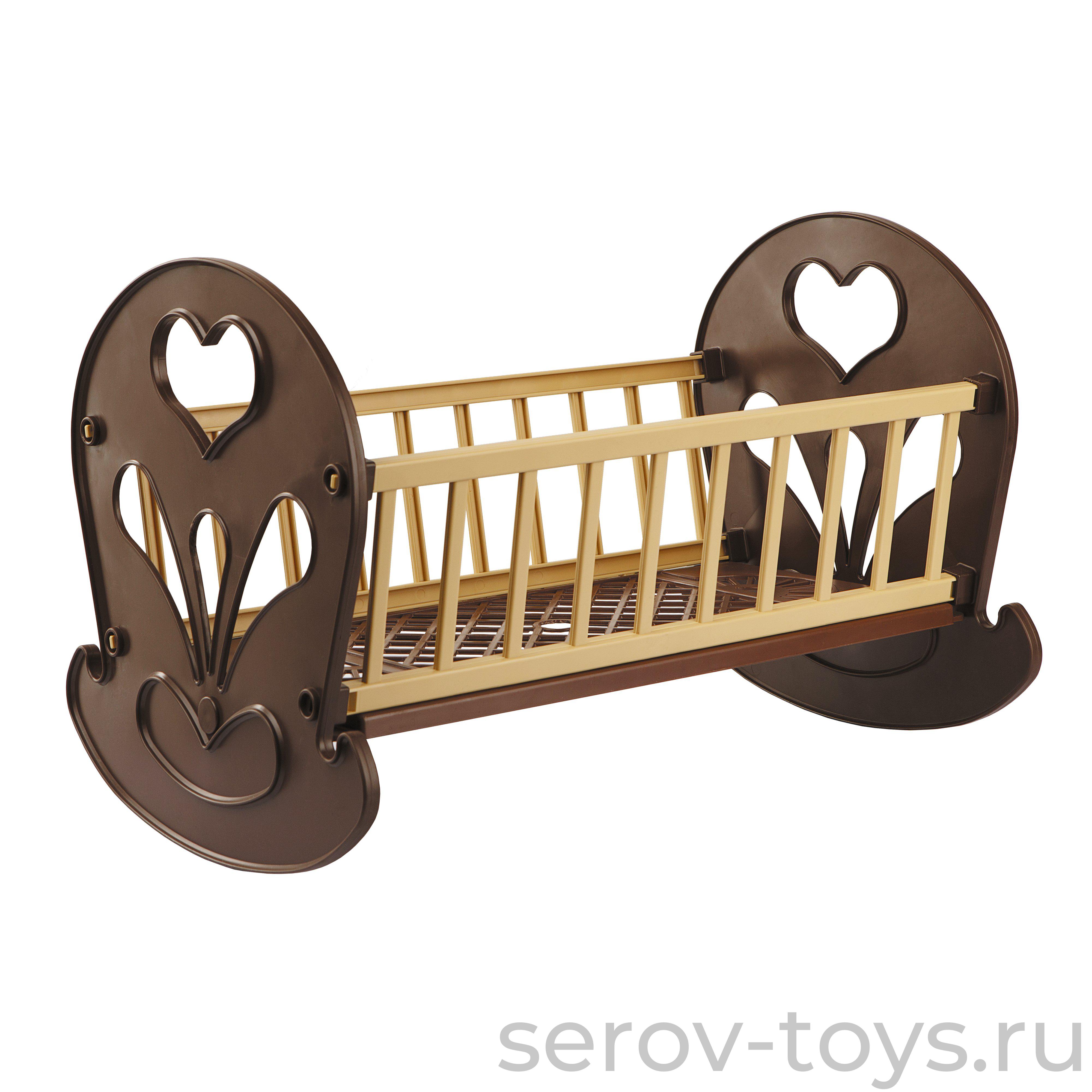 Мебель Кровать качалка шоколад С-1587 Огонек