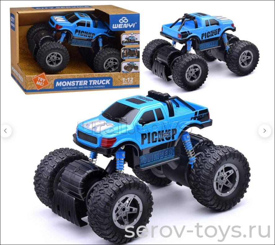 Внедорожник 1:12 WY661B Синий свет звук Wenyi