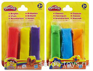 PD Набор пластилина 3357 PD набор из 3 цветов на блистере