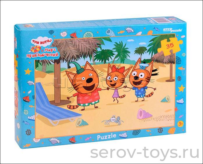 Пазл 35 Три кота 91446 Степ