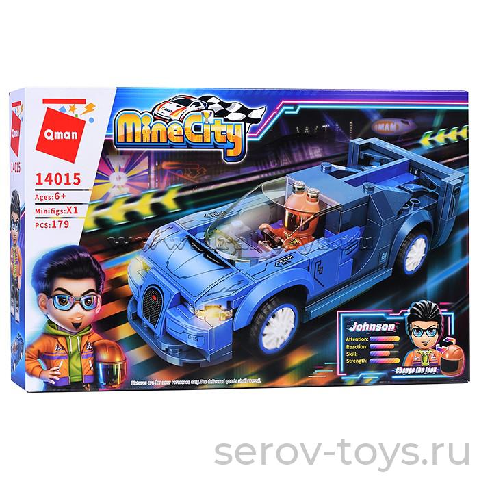 Конструктор Qman 14015 Гоночные машины 179дет Kamt GT-16