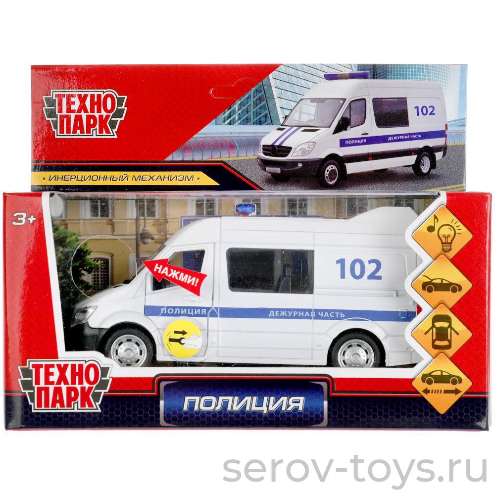 Модель Технопарк 887-27P-R Полиция звук, свет в кор