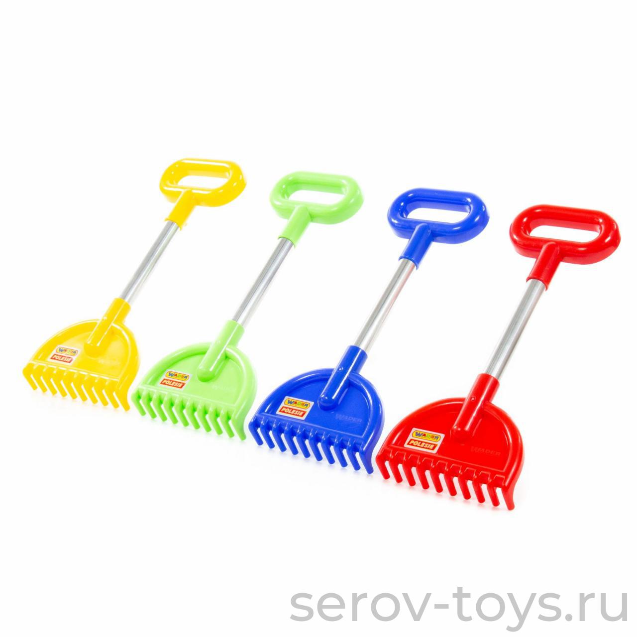 Грабли №20 41104 алюминиевый черенок, 34 см ПОЛЕСЬЕ